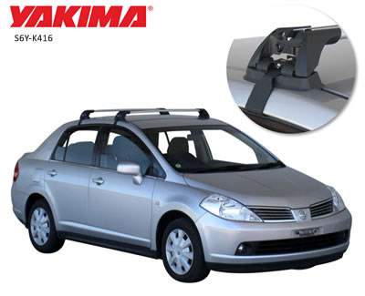 Nissan Tiida Yakima roof racks